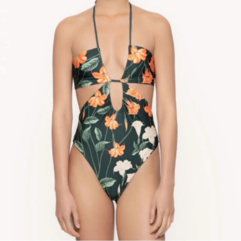 AGUA BY AGUA BENDITA Mejorana Sabanero Nocturne One Piece Swimsuit